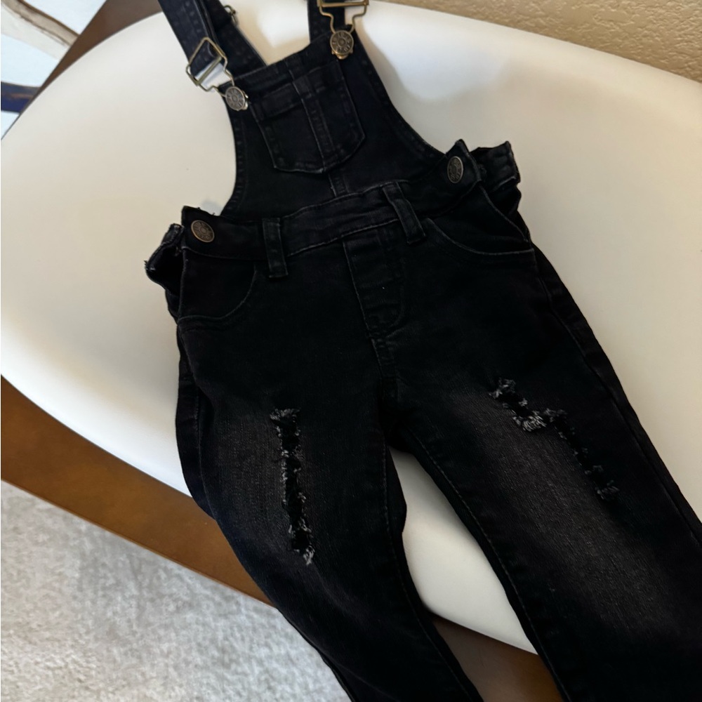 Little Bipsy Black Overalls